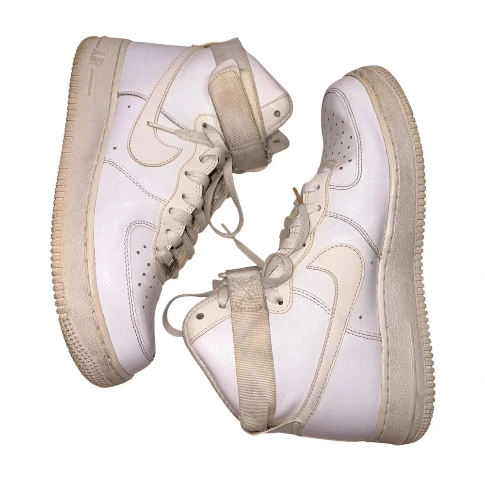 Nike Air Force 1 High 07 Size‎ 13 White CW2288-111 Leather High Top Sneakers